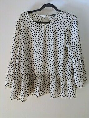 Denver Hayes, Polka Dot Shirt, Size S